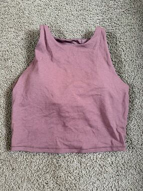 Old Navy Dusty Rose Cropped workout Tank Top